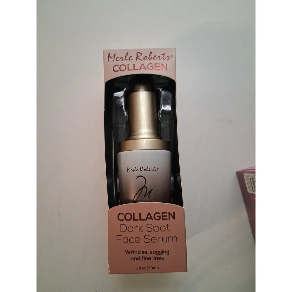 Merle Roberts Set of 2 Collagen Dark Spot Face Serum & Vitamin C Dark Spot Serum